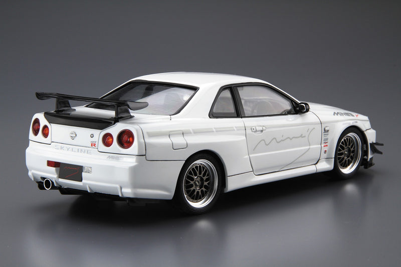 1/24 Nissan Mine's R34 Skyline GT-R '02 (Aoshima The Tuned Car Series No.34)