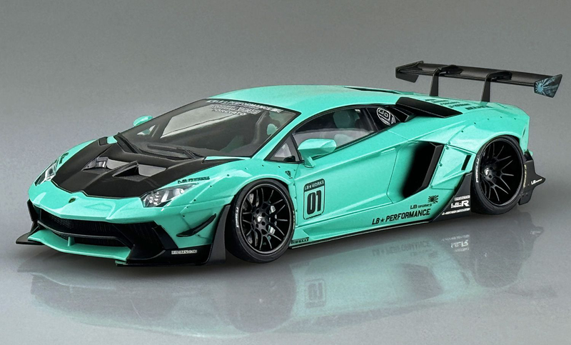1/24 Lamborghini LB-Works Lamborghini Aventador Limited Edition Ver.2 (Aoshima Liberty Walk Series 21)