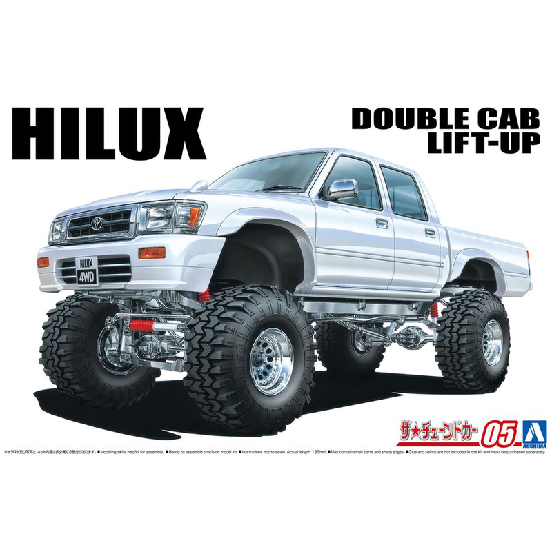 1/24 Toyota LN107 Hilux Pick Up Double Cab Lift Up '94 (Aoshima The Tuned Car Series No.05)