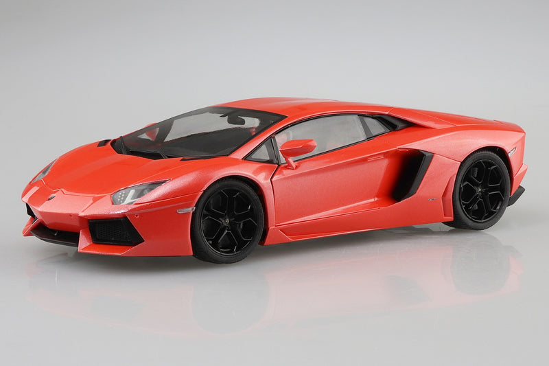1/24 Pre-Painted Lamborghini Aventador Orange Pearl (Aoshima 1/24 Pre-Painted Series No.01-A)