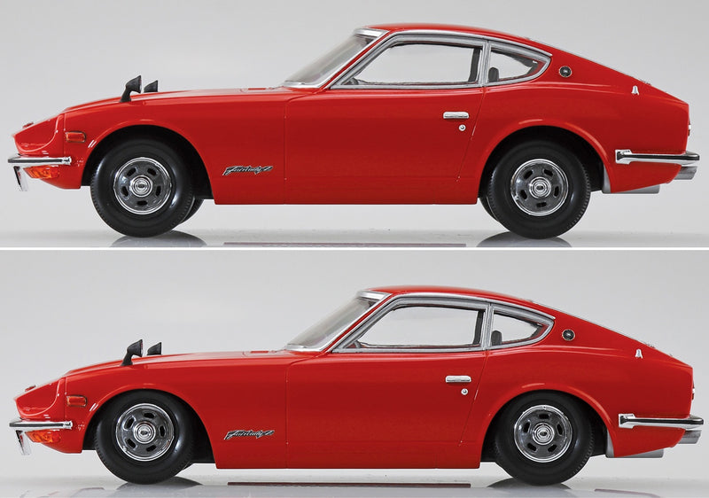 1/32 Nissan S30 Fairlady Z Custom Wheel (Red) (Aoshima The Snap Kit Series No.13B)