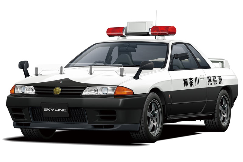 1/24 Nissan BNR32 Skyline GT-R Patrol Car '91 (Aoshima The Patrol Car Series 04)