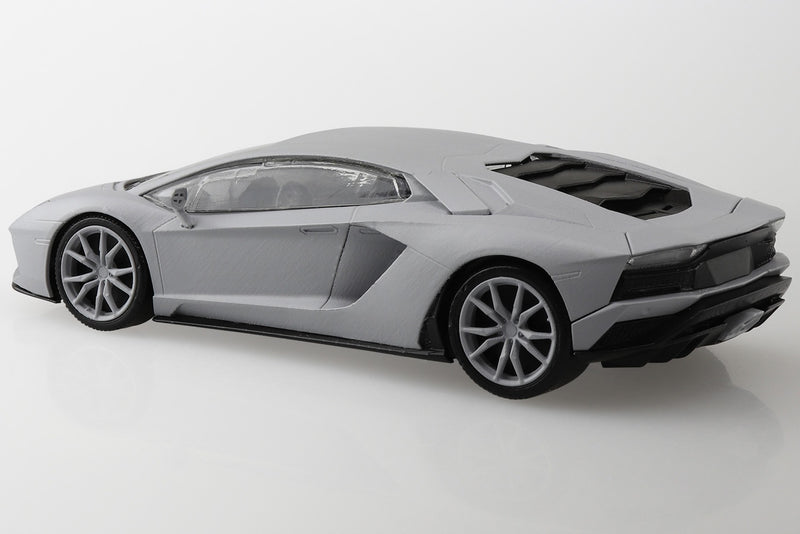 1/32 Lamborghini Aventador S (Pearl White) (Aoshima The Snap Kit Series No.12A)