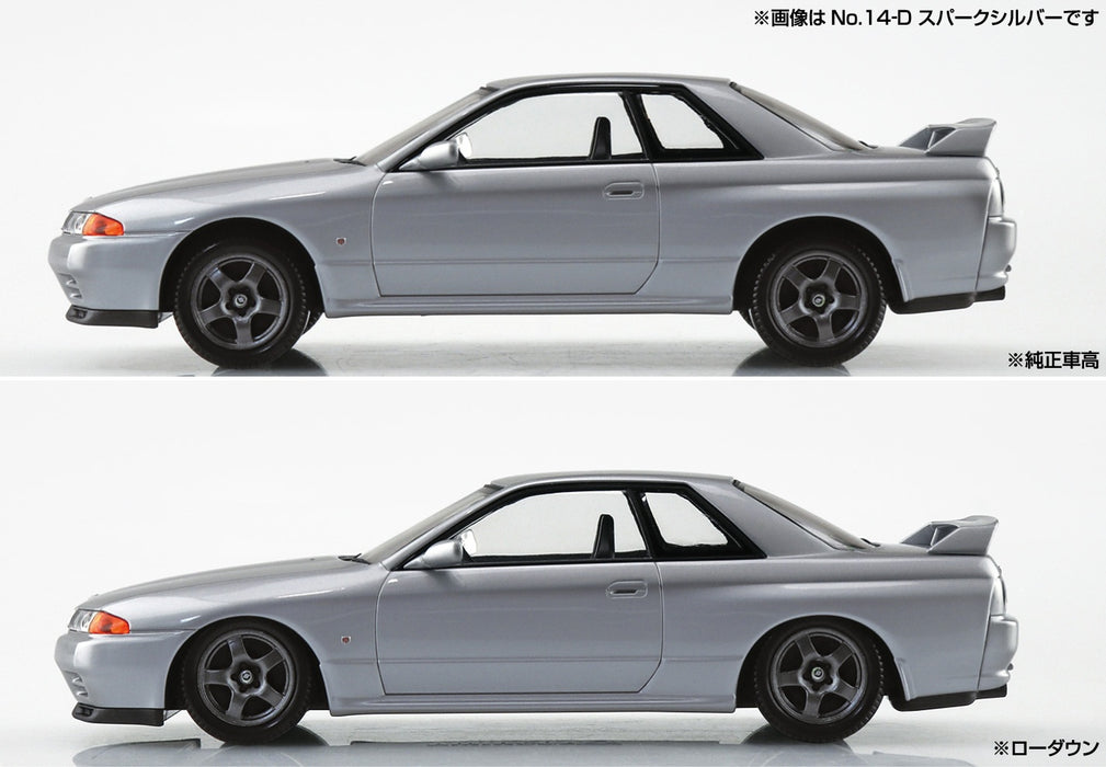 1/32 Nissan R32 Skyline GT-R (Spark Silver) (Aoshima The Snap Kit Series No.14D)