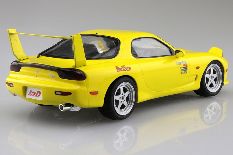 Initial D 1/24 Takahashi Keisuke FD3S RX-7 Comic Vol.1  Ver. [Pre-Painted Kit]