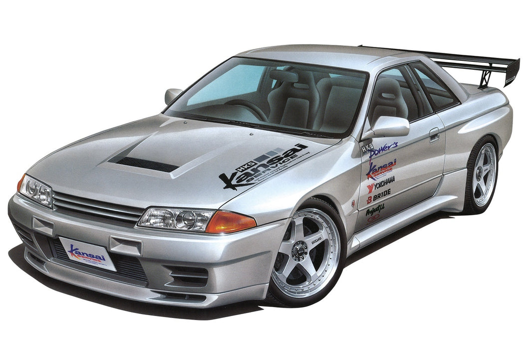 1/24 HKS Kansai Nissan BNR32 Skyline GT-R '90 (Aoshima The Tuned Car Series 76)