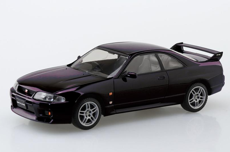 1/32 Nissan R33 Skyline GT-R (Midnight Purple) (Aoshima The Snap Kit Series No.15A)