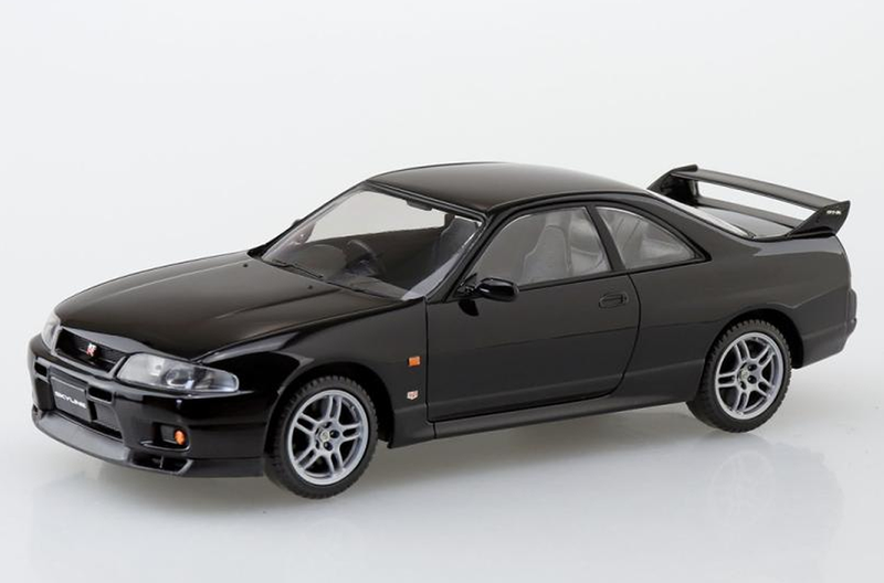 1/32 Nissan R33 Skyline GT-R (Black) (Aoshima The Snap Kit Series No.15B)