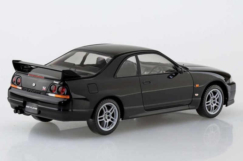 1/32 Nissan R33 Skyline GT-R (Black) (Aoshima The Snap Kit Series No.15B)