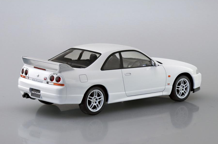 1/32 Nissan R33 Skyline GT-R (White) (Aoshima The Snap Kit Series No.15C)