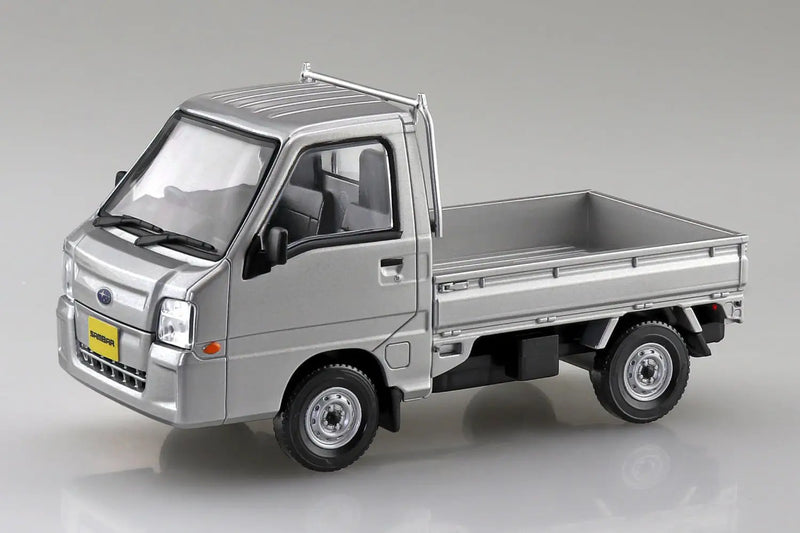 1/32 Subaru Sambar Truck (Sterling Silver Metallic) (Aoshima The Snap Kit Series No.05-SS)