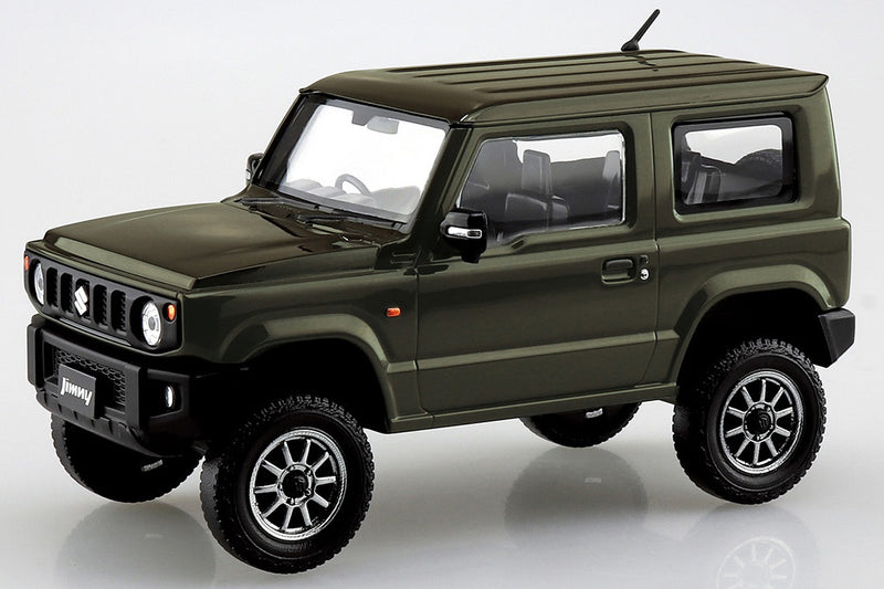 1/32 Suzuki Jimny Custom Wheel (Jungle Green) (Aoshima The Snap Kit Series No.08SP1)