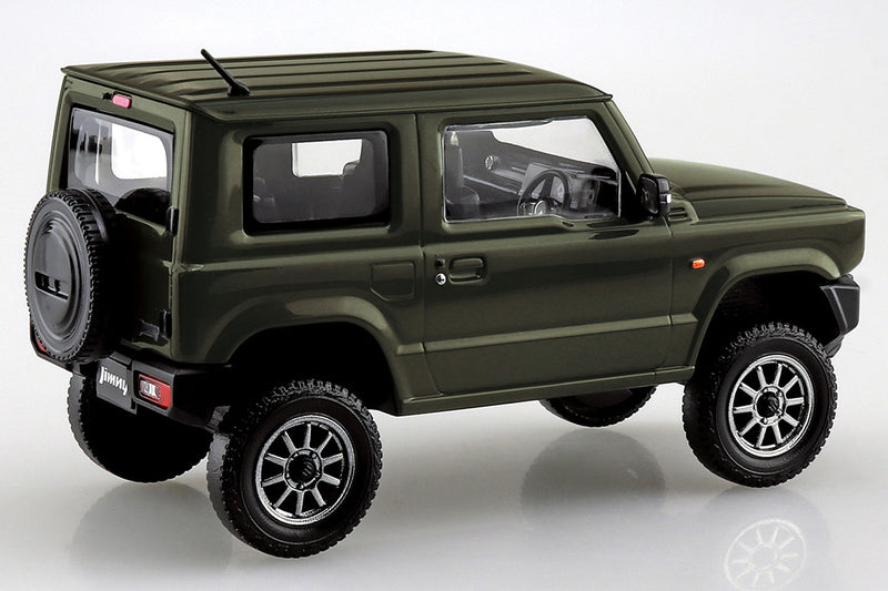 1/32 Suzuki Jimny Custom Wheel (Jungle Green) (Aoshima The Snap Kit Series No.08SP1)