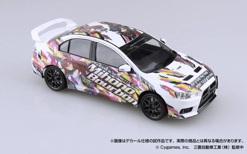1/24 Mitsubishi Umamusume Pretty Derby Ver.2 CZ4A Lancer Evolution X Final Edition '15  (Aoshima Itasha Series No.03)
