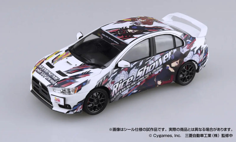 1/24 Mitsubishi Umamusume Pretty Derby Ver.2 CZ4A Lancer Evolution X Final Edition '15  (Aoshima Itasha Series No.03)