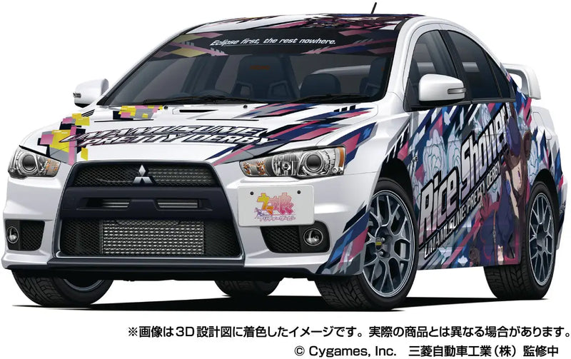 1/24 Mitsubishi Umamusume Pretty Derby Ver.2 CZ4A Lancer Evolution X Final Edition '15  (Aoshima Itasha Series No.03)