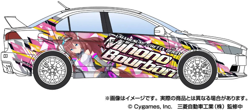 1/24 Mitsubishi Umamusume Pretty Derby Ver.2 CZ4A Lancer Evolution X Final Edition '15  (Aoshima Itasha Series No.03)