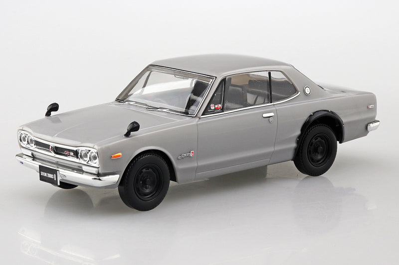 1/32 Nissan Skyline 2000 GT-R (Silver) (Aoshima The Snap Kit Series No.16-SV)