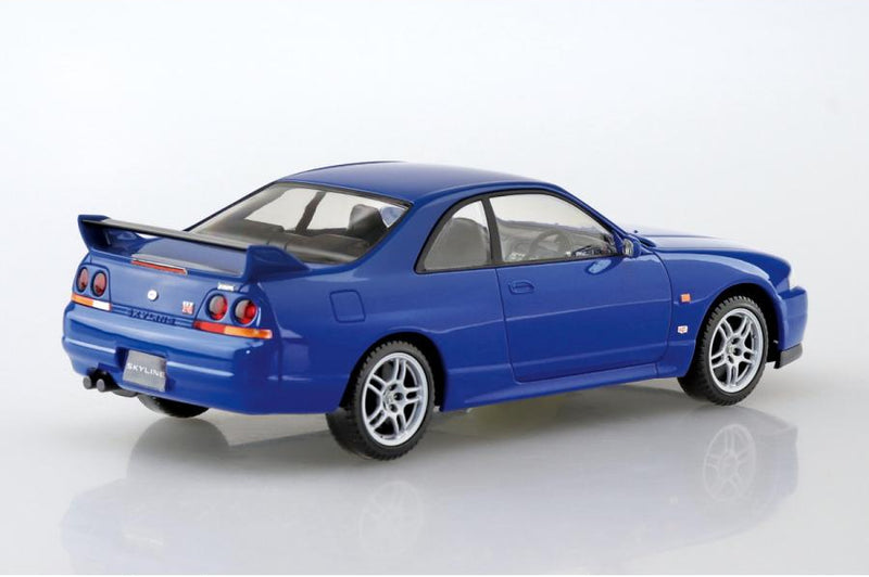 1/32 Nissan R33 Skyline GT-R (Blue) (Aoshima The Snap Kit Series No.21-BE)