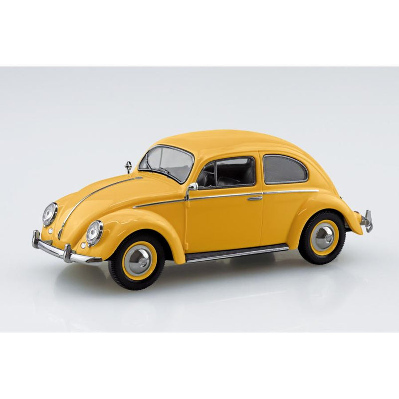 1/32 Volkswagen Beetle (Postal Yellow) (Aoshima The Snap Kit Series No.20-PY)
