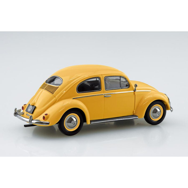 1/32 Volkswagen Beetle (Postal Yellow) (Aoshima The Snap Kit Series No.20-PY)