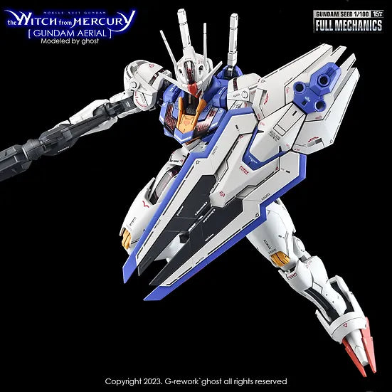 G-Rework Decal - Full Mechanics (FM) Witch from Mercury Gundam Aerial Use