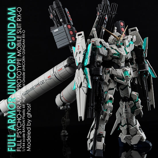 G-Rework Decal - RG RX-0 Unicorn Gundam 01 Full Armor Unicorn Use