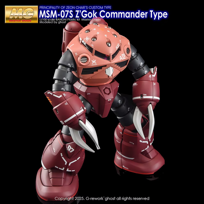 G-Rework Decal - MG MSM-07S Char's Z'Gok Use