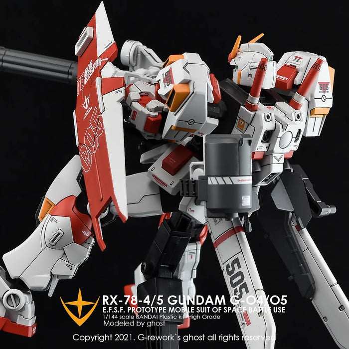 G-Rework Decal - HGUC RX-78-5 Gundam G05 Use