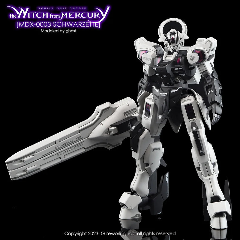 G-Rework Decal - HG Witch from Mercury Gundam Schwarzette Use