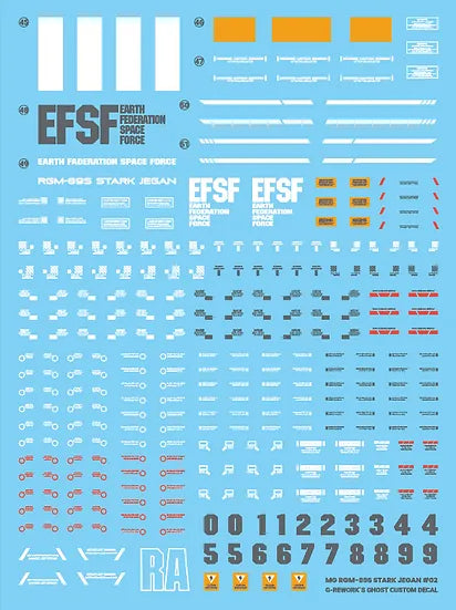 G-Rework Decal - MG RGM-89 Stark Jegan Use