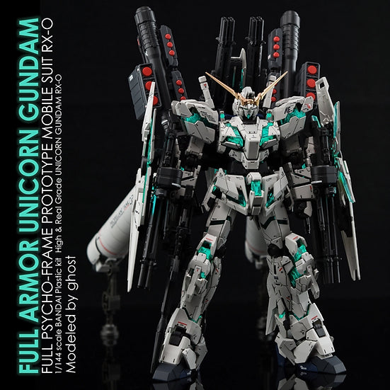 G-Rework Decal - RG RX-0 Unicorn Gundam 01 Full Armor Unicorn Use