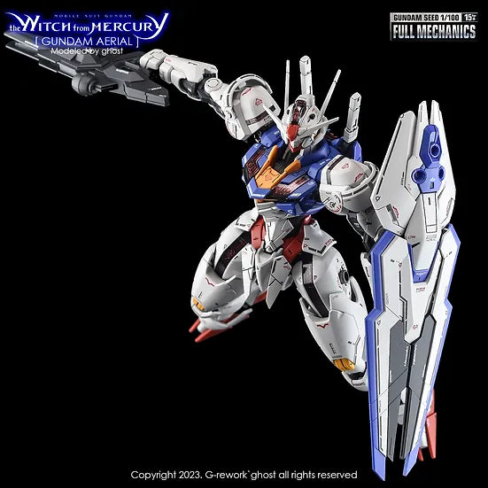 G-Rework Decal - Full Mechanics (FM) Witch from Mercury Gundam Aerial Use