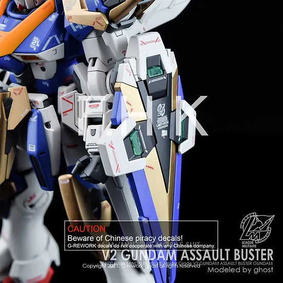 G-Rework Decal - MG LM314V23/24 V2 Gundam Assault Buster Ver.Ka Use