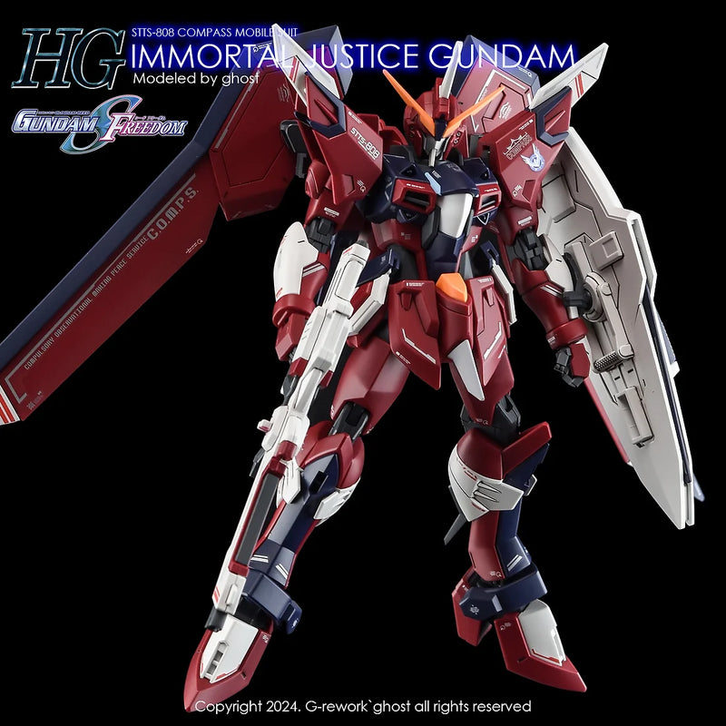 G-Rework Decal - HGCE STTS-808 Immortal Justice Gundam Use