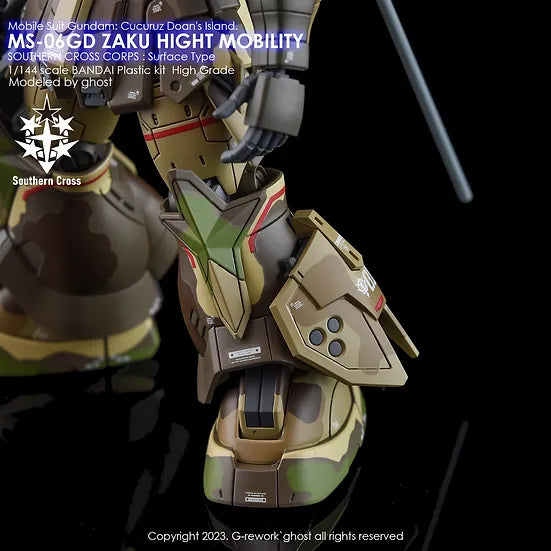 G-Rework Decal - HG Gundam Cucuruz Doan's Island MS-06GD Zaku High