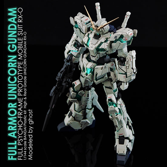 G-Rework Decal - RG RX-0 Unicorn Gundam 01 Full Armor Unicorn Use