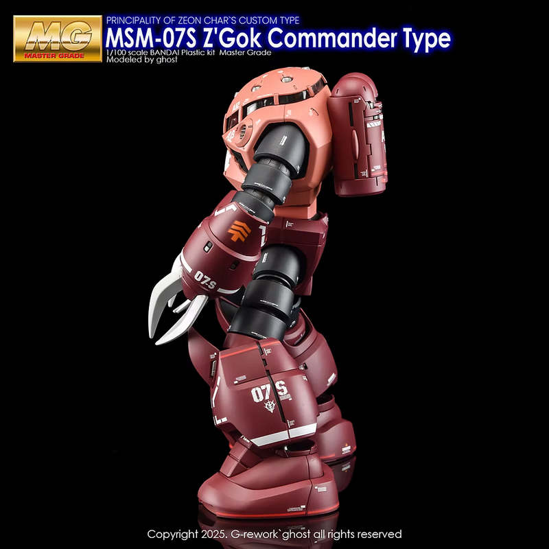 G-Rework Decal - MG MSM-07S Char's Z'Gok Use