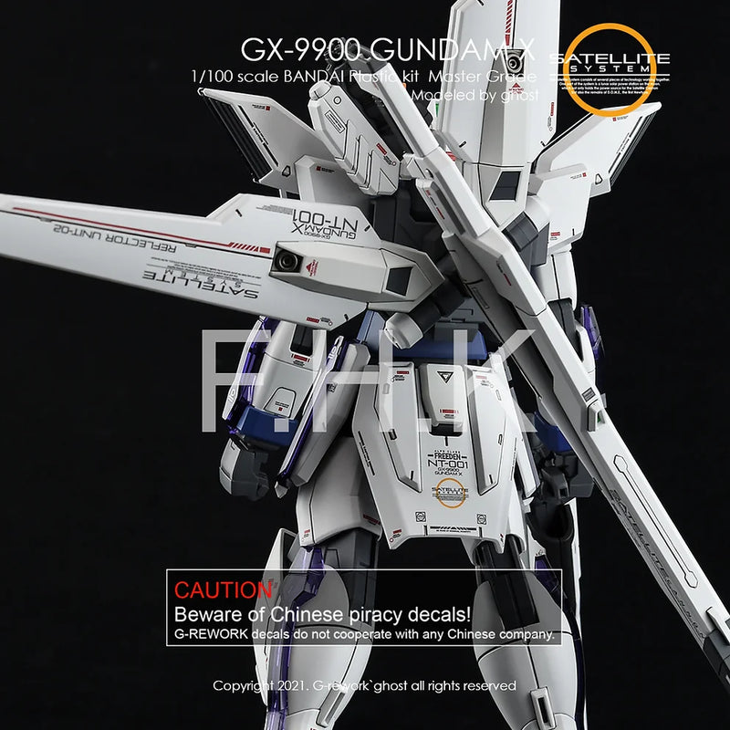G-Rework Decal - MG GX-9900 X Gundam Use