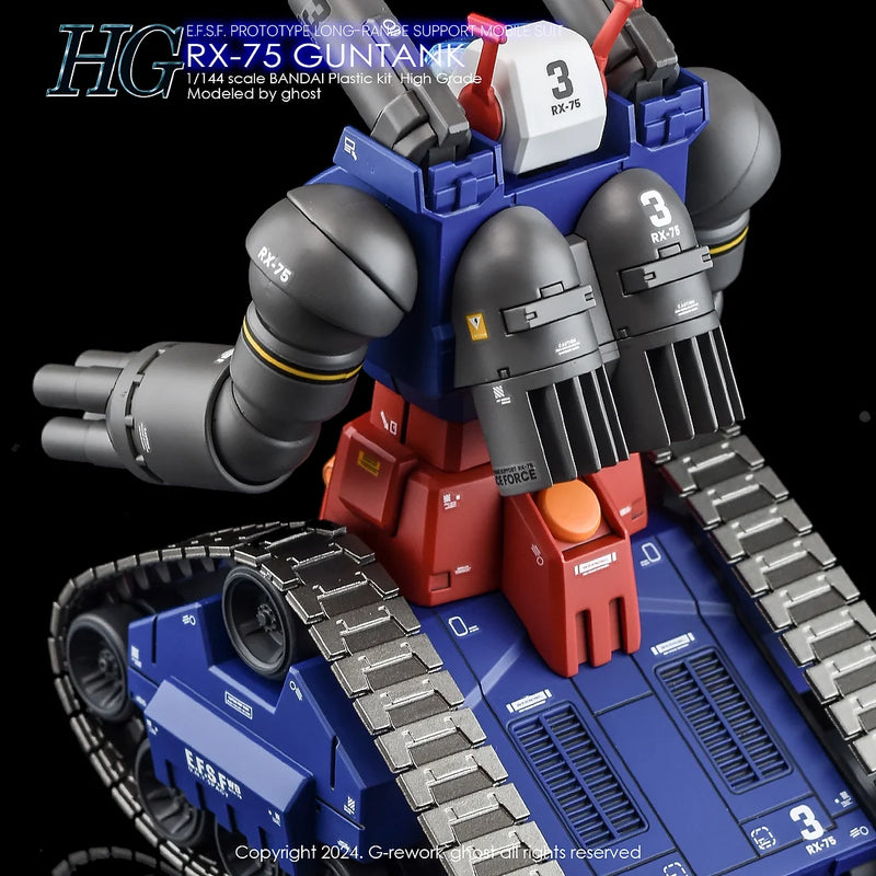 G-Rework Decal - HGUC RX-75 Guntank Use