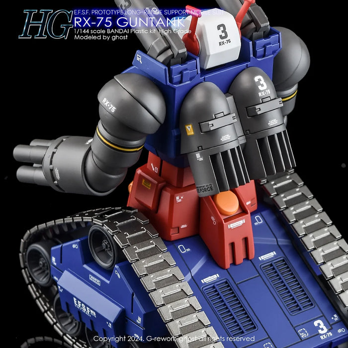 G-Rework Decal - HGUC RX-75 Guntank Use