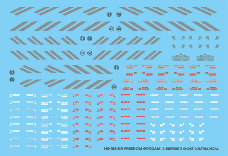 G-Rework Decal - HGCE STTS-909 Rising Freedom Gundam Use