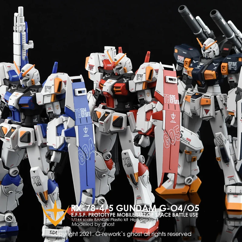 G-Rework Decal - HGUC RX-78-5 Gundam G05 Use - Argama Hobby - Vaughan ...