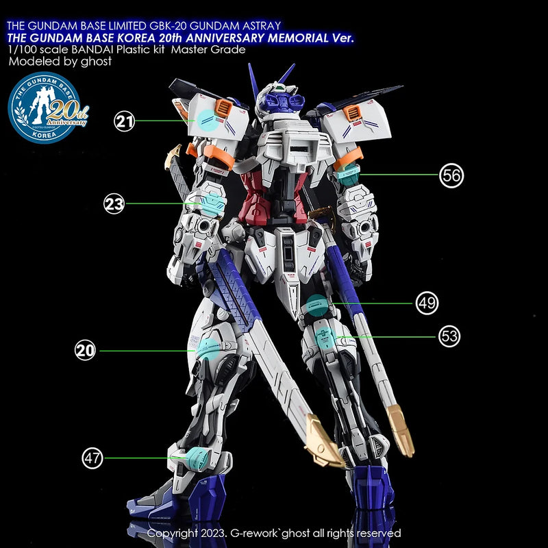 G-Rework Decal - MG GBK-20 Gundam Astray KOR Ver. Use