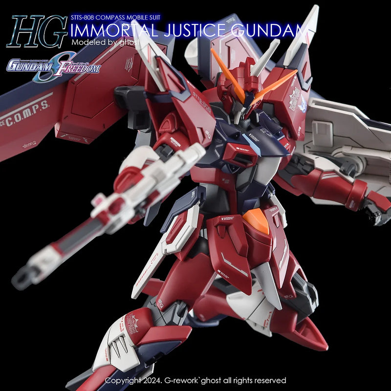 G-Rework Decal - HGCE STTS-808 Immortal Justice Gundam Use