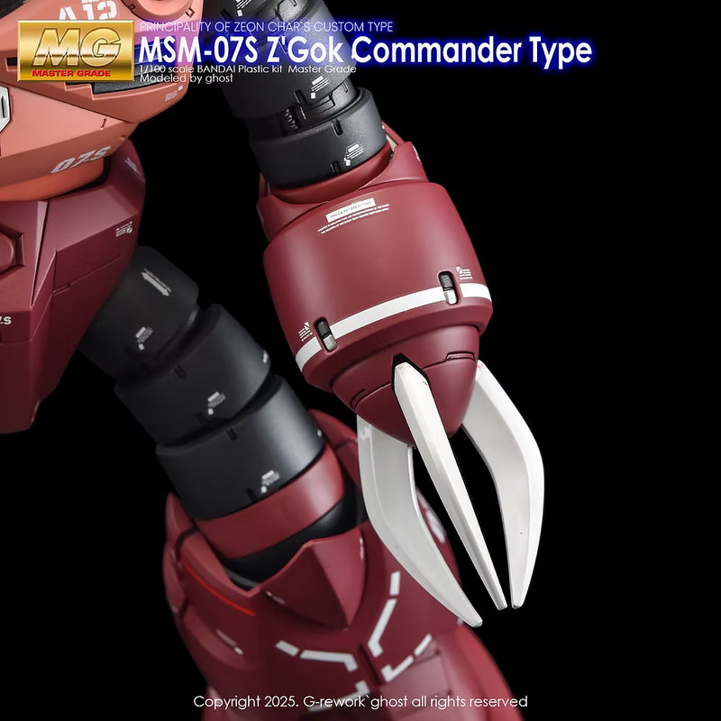 G-Rework Decal - MG MSM-07S Char's Z'Gok Use