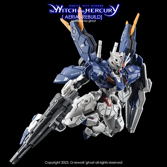 G-Rework Decal - HG Witch from Mercury Gundam Aerial Rebuild Use