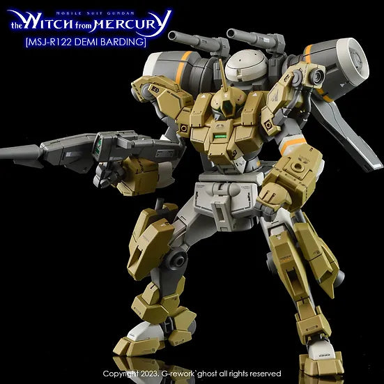 G-Rework Decal - HG Witch from Mercury Demi Barding (DEMI SERIES) Use