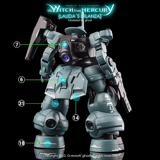 G-Rework Decal - HG Witch from Mercury Lauda's Dilanza Use