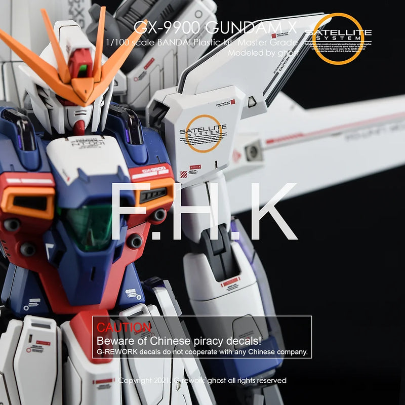 G-Rework Decal - MG GX-9900 X Gundam Use